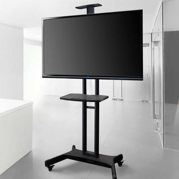 ONKRON Mobile TV Stand on Wheels Height Adjustable for 40 to 70 Inch